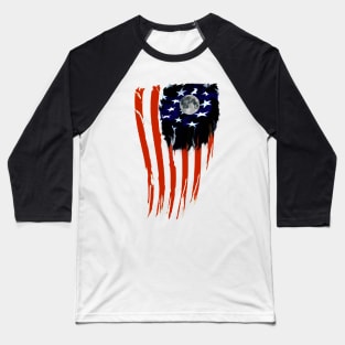 Love America Flag Baseball T-Shirt